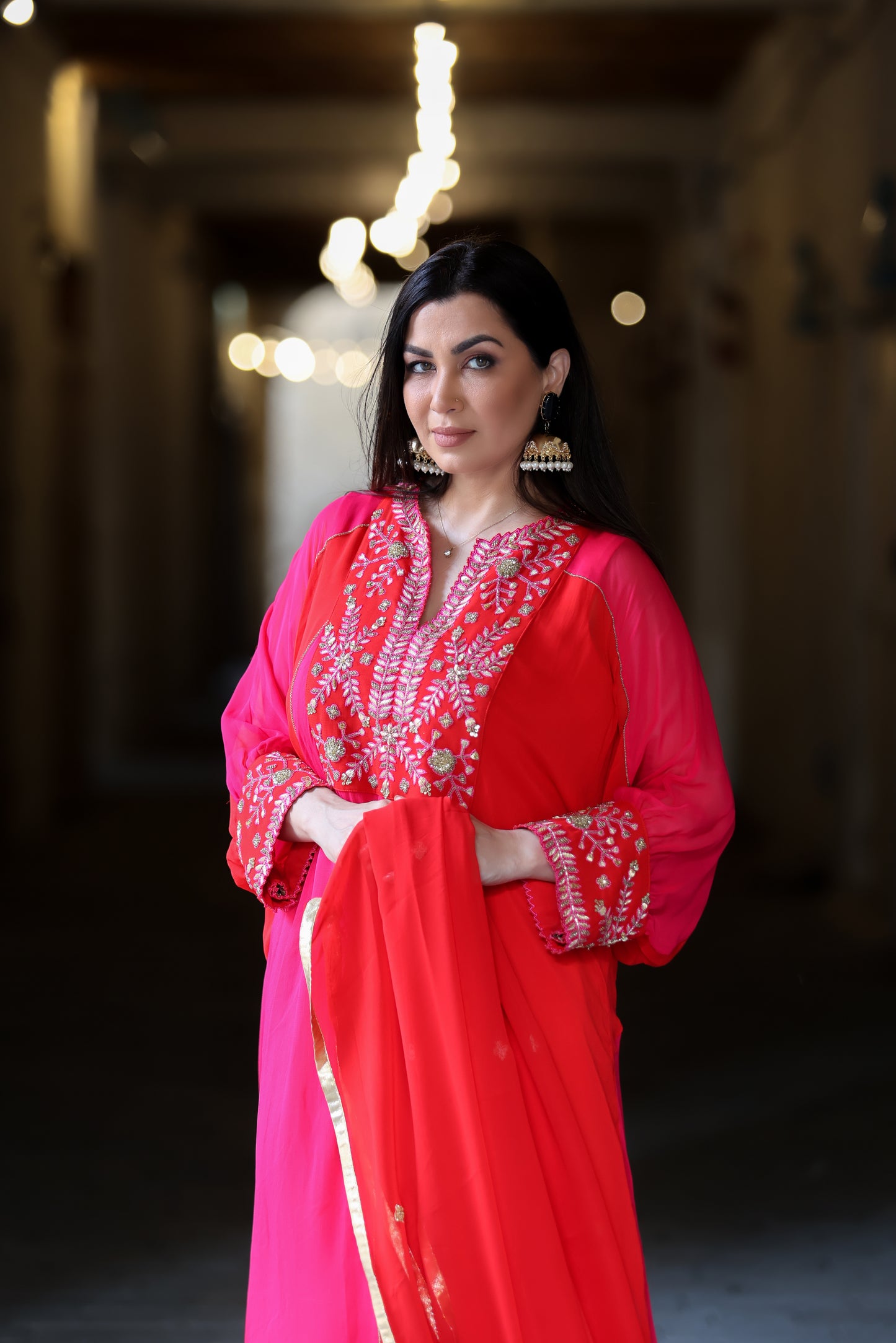 Sorbet Suhoor Kaftan Kurta Set.