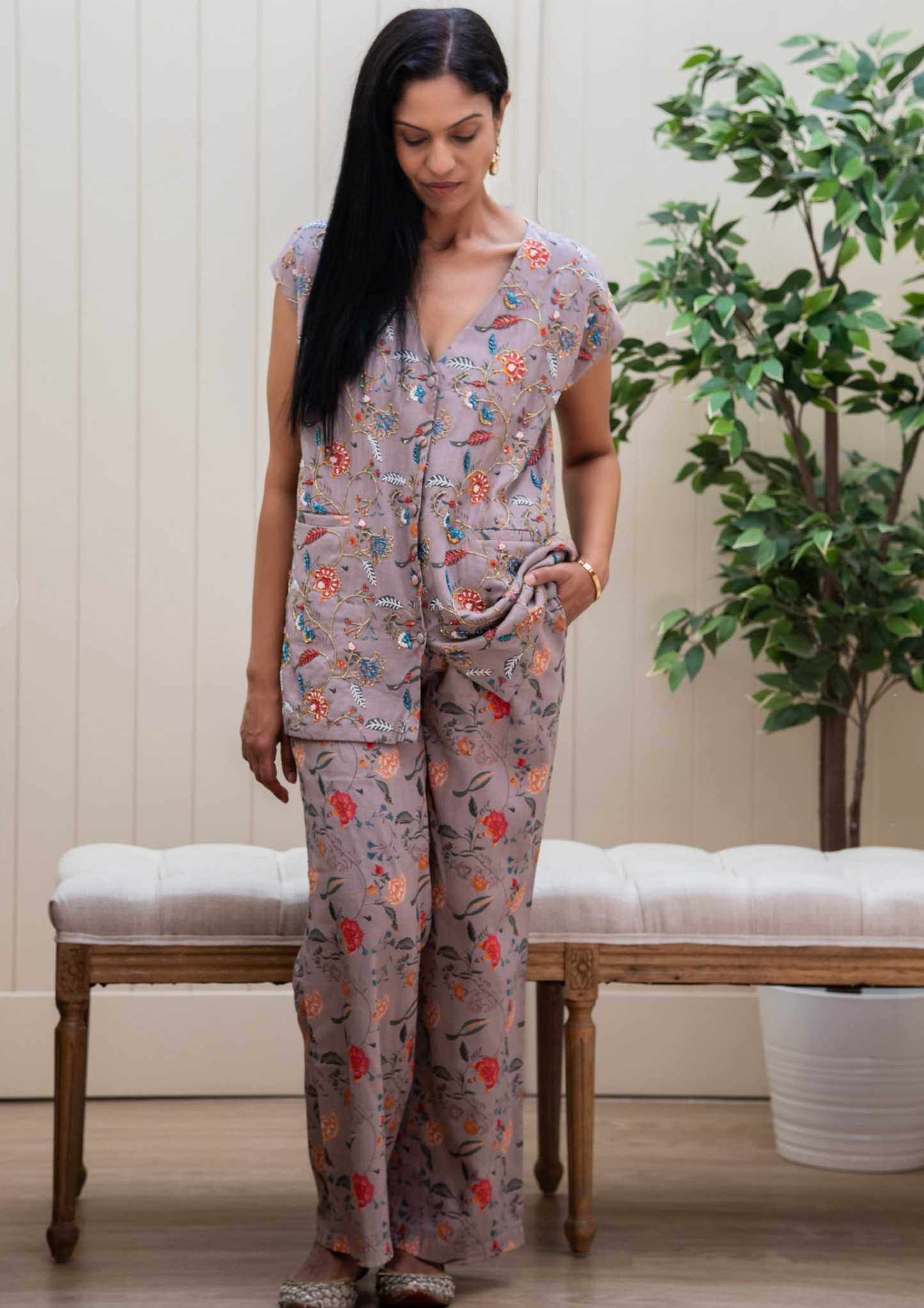 Bloom Sunny Printed Co-ord Set.